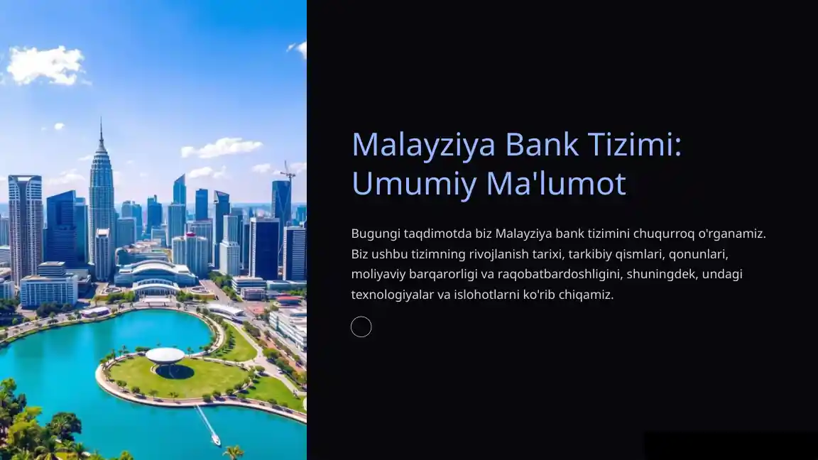 Malayziya Bank Tizimi: Umumiy Ma'lumot
