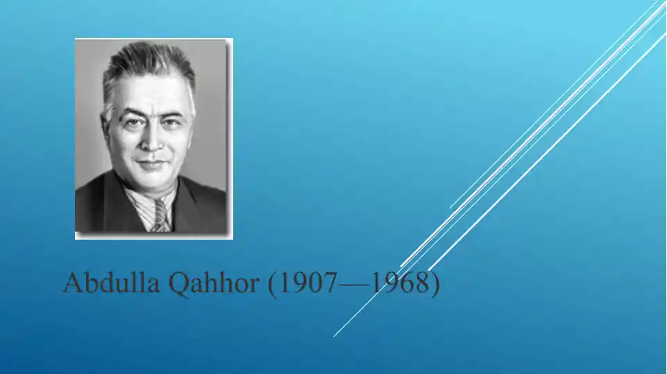 Abdulla Qahhor