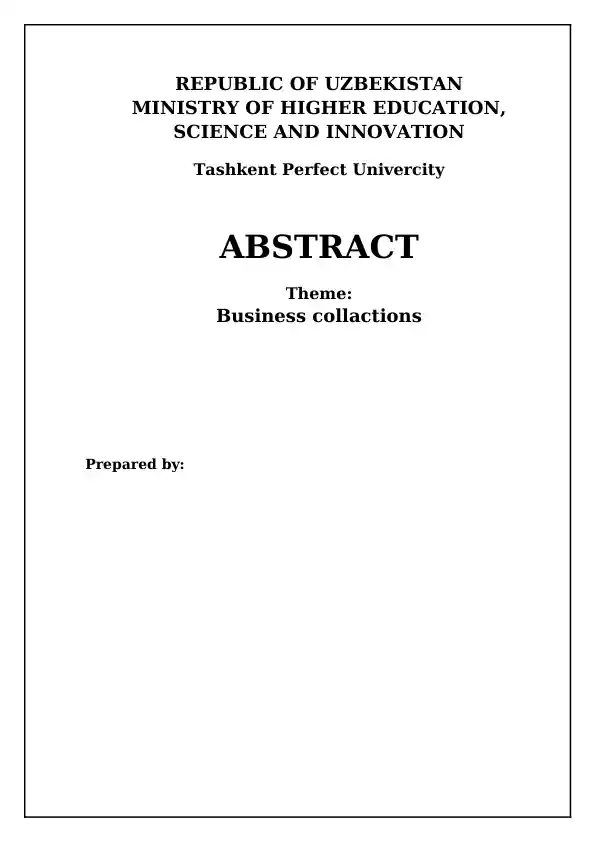 Business Collections