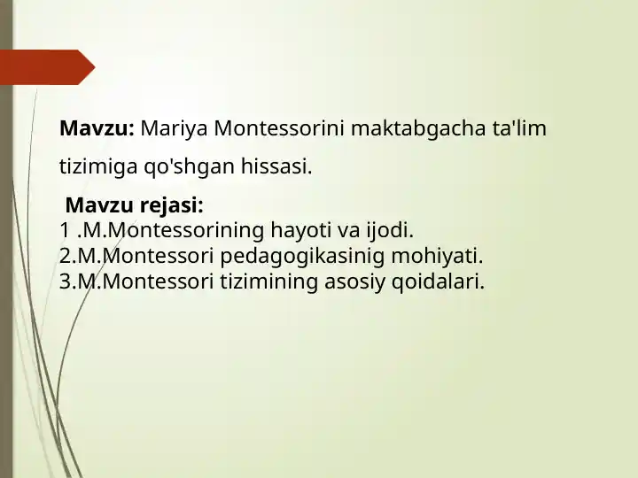 Mariya Montessori