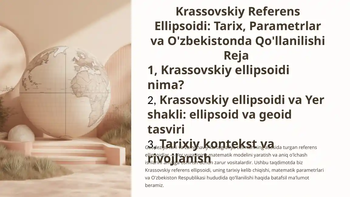 Krassovskiy Referens Ellipsoidi