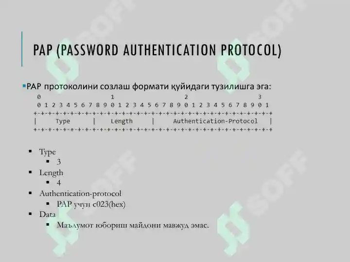 PAP (PASSWORD AUTHENTICATION PROTOCOL)