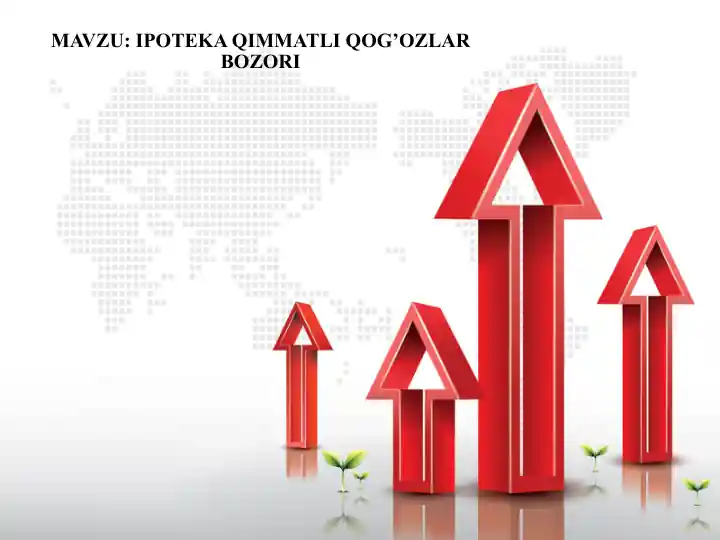 IPOTEKA QIMMATLI QOG’OZLAR BOZORI