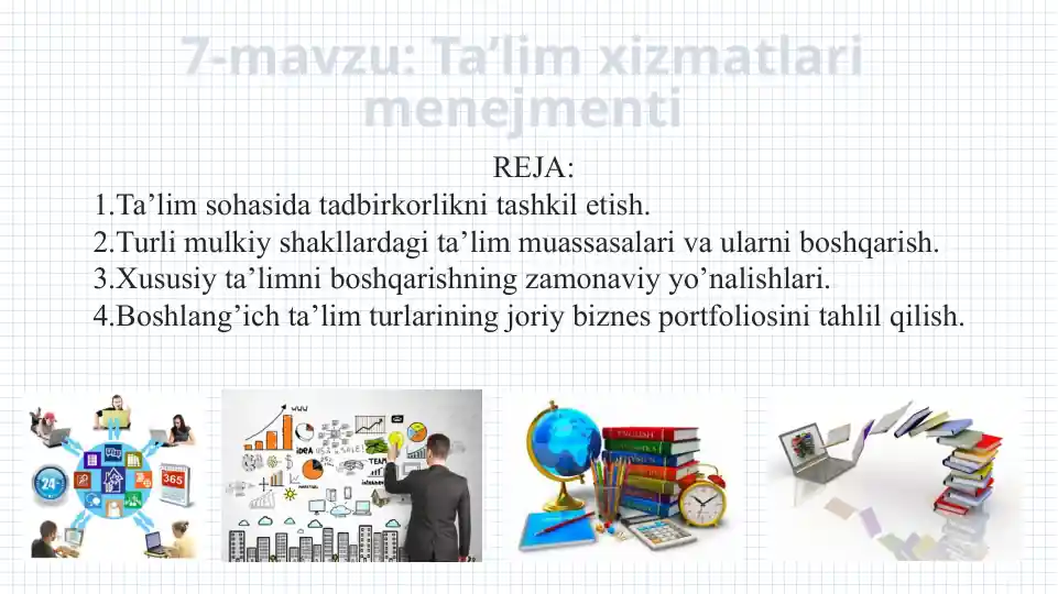 Ta’limxizmatlarimenejmenti