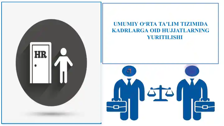 Kadrlarga oid hujjatlar yuritilishi