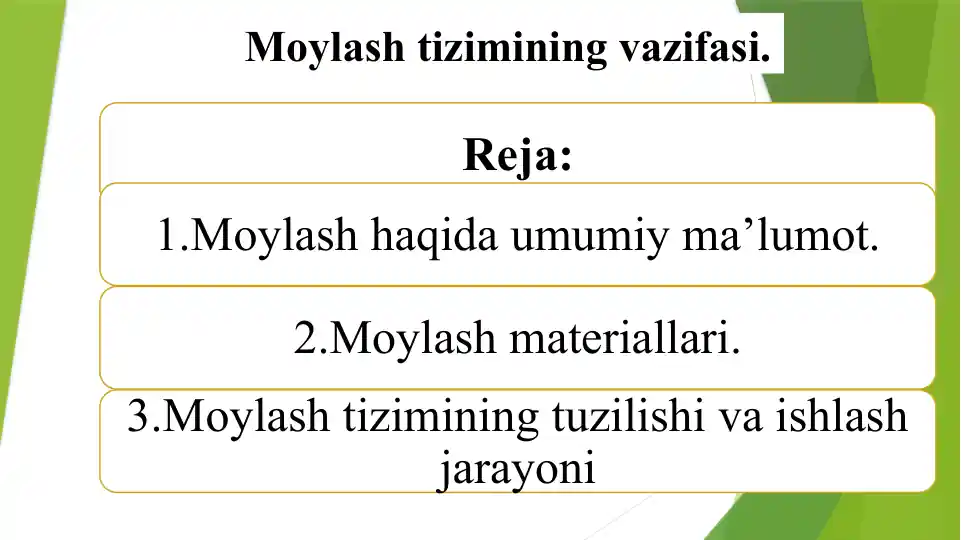 Moylash tizimi