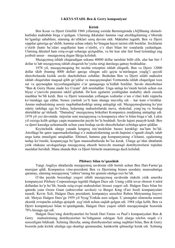 Ben & Jerry's muzqaymoqi