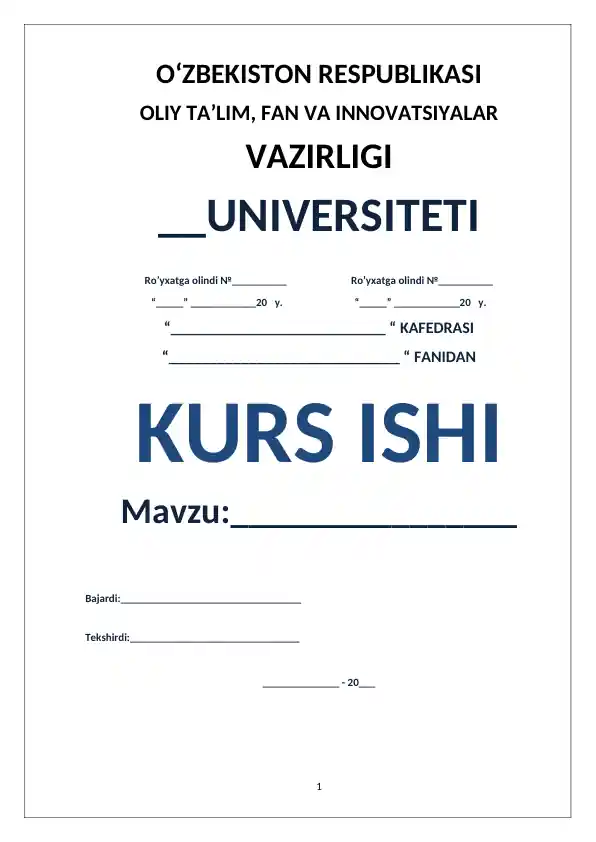 "Bolalar dunyosi" online do’koni uchun semantik asosiy sayt yaratish