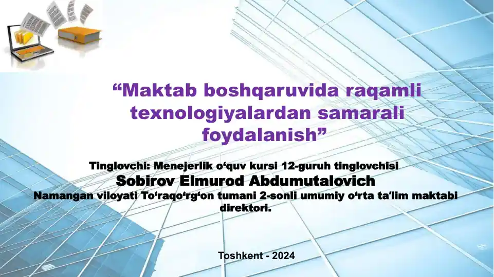 Raqamli Texnologiyalar