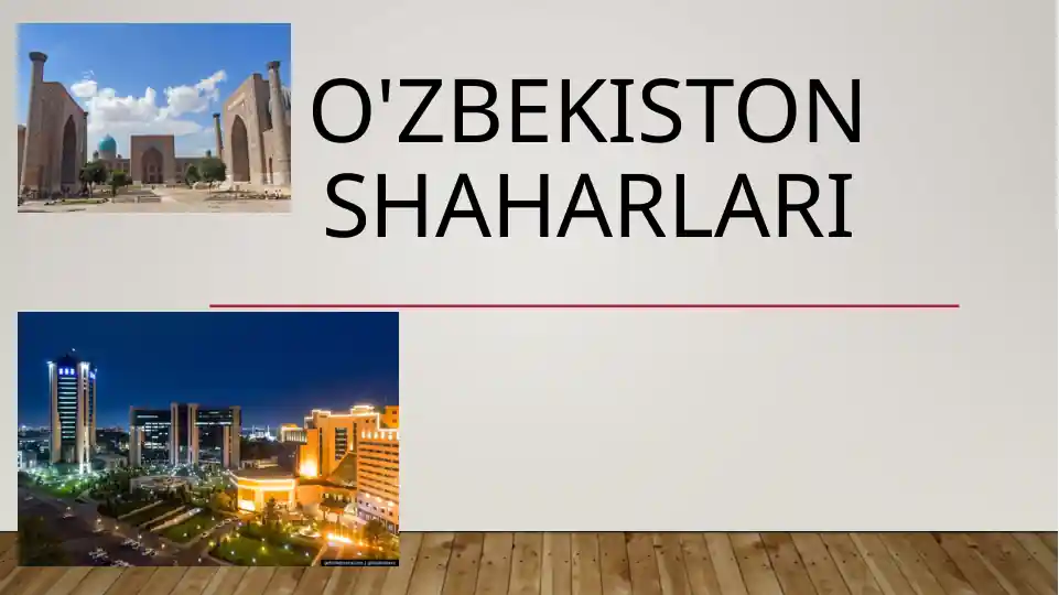 O'zbekiston shaharlari