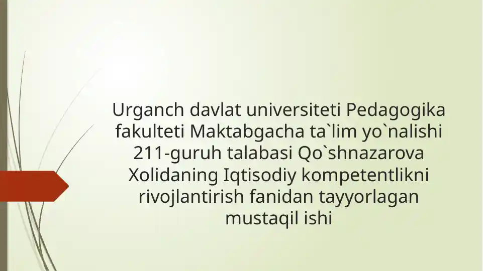 Oilaviy nodavlat maktabgacha ta'lim