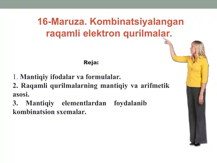 Kombinatsiyalangan raqamli elektron qurilmalar