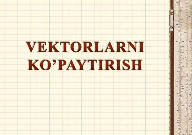 Skalyar ko‘paytma va burchak kosinusi
