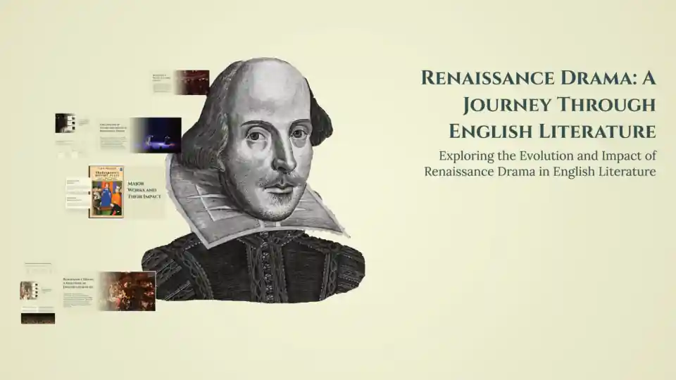 Renaissance Drama: A journey through english literature