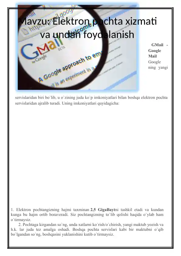 GMail - Google Mail