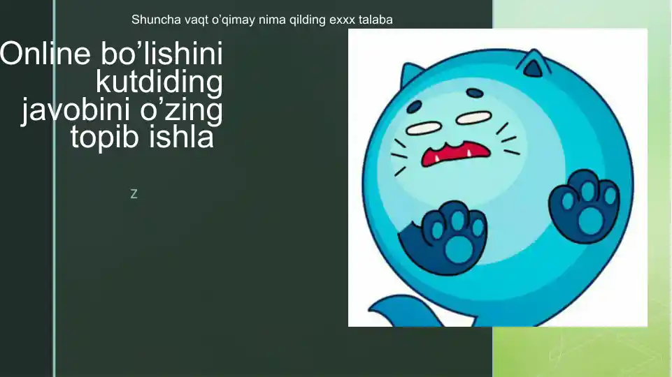 Online bo'lishining ahamiyati