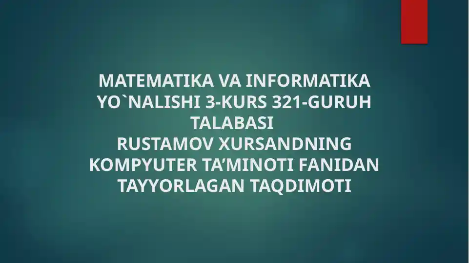 Windows Operating System