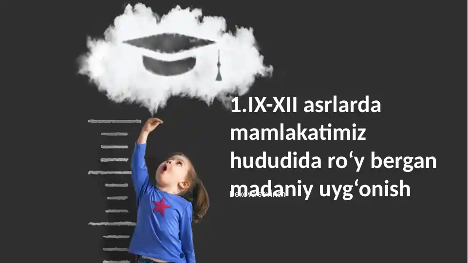 IX-XII asrlarda mamlakatimiz hududida ro‘y bergan madaniy uyg‘onish