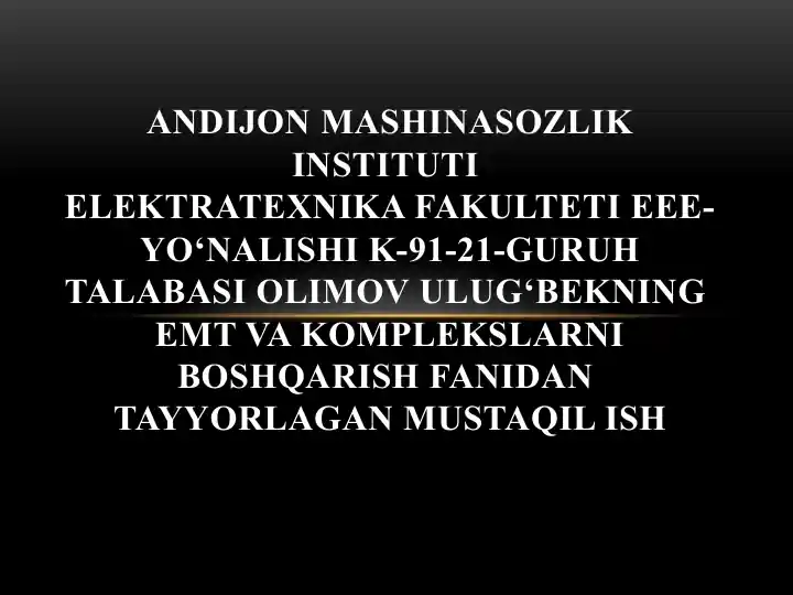 O‘zgartgich - Motor tizimida tezlik bo‘yicha teskari bog‘lanish