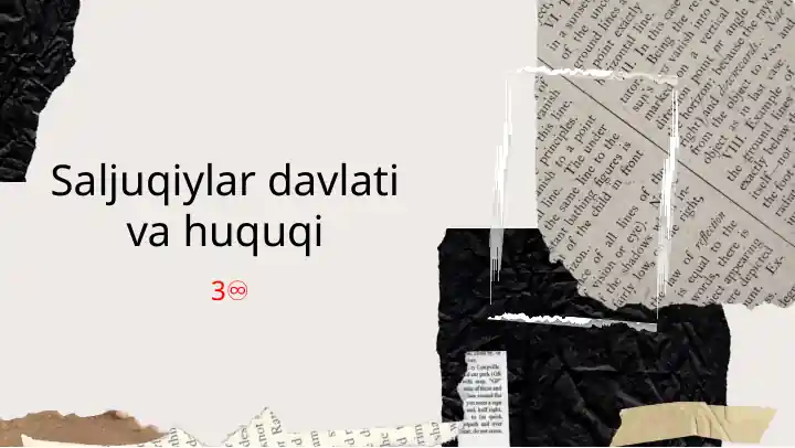 Saljuqiylar davlati va huquqi