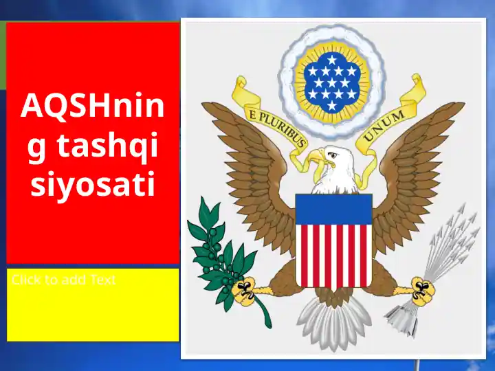 AQSHning Tashqi Siyosati
