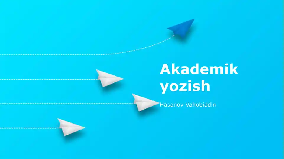Akademik yozish