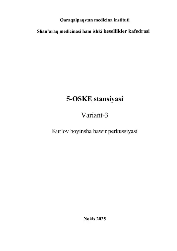 Qaraqalpaqstan medicina instituti