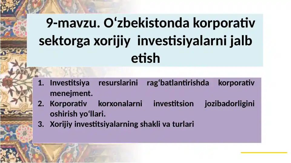 Korporativ boshqaruv