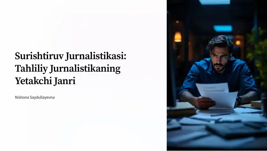 Surishtiruv Jurnalistikasi