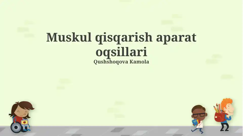 Muskul qisqarish aparat oqsillari