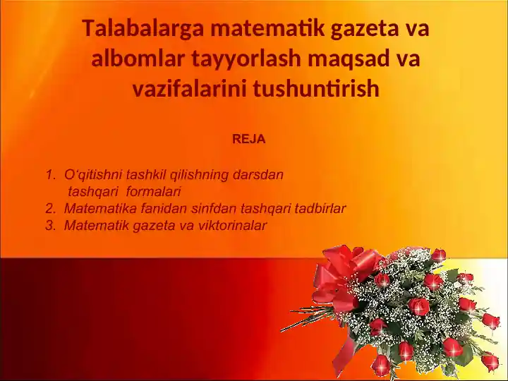 Matematik gazeta va albomlar