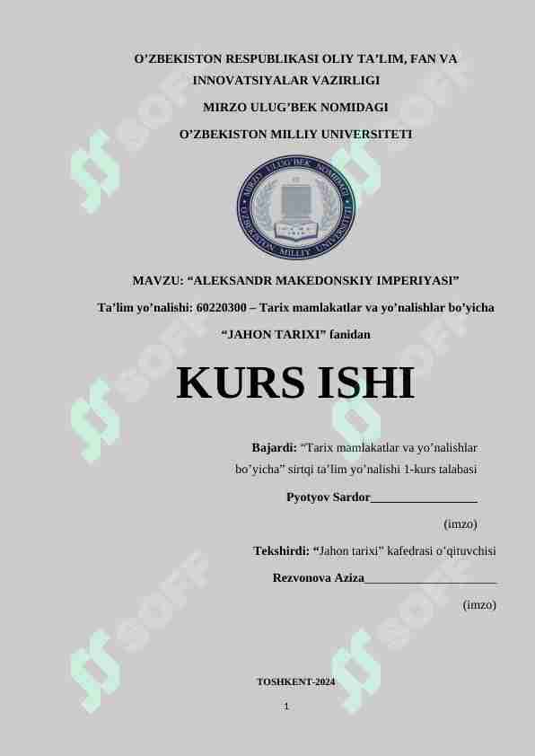 ALEKSANDR MAKEDONSKIY IMPERIYASI