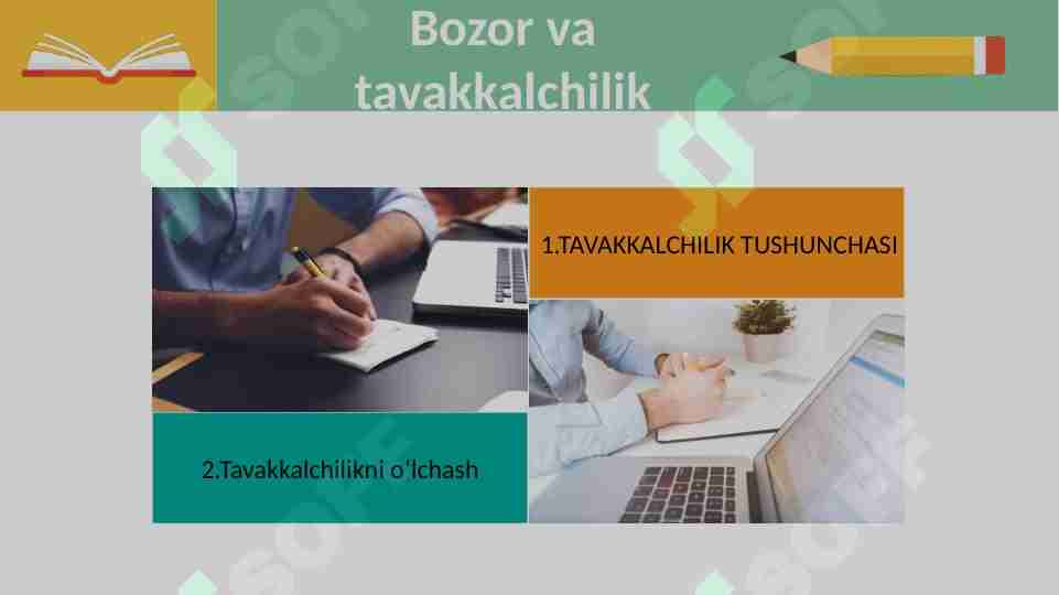 Bozor va tavakkalchilik