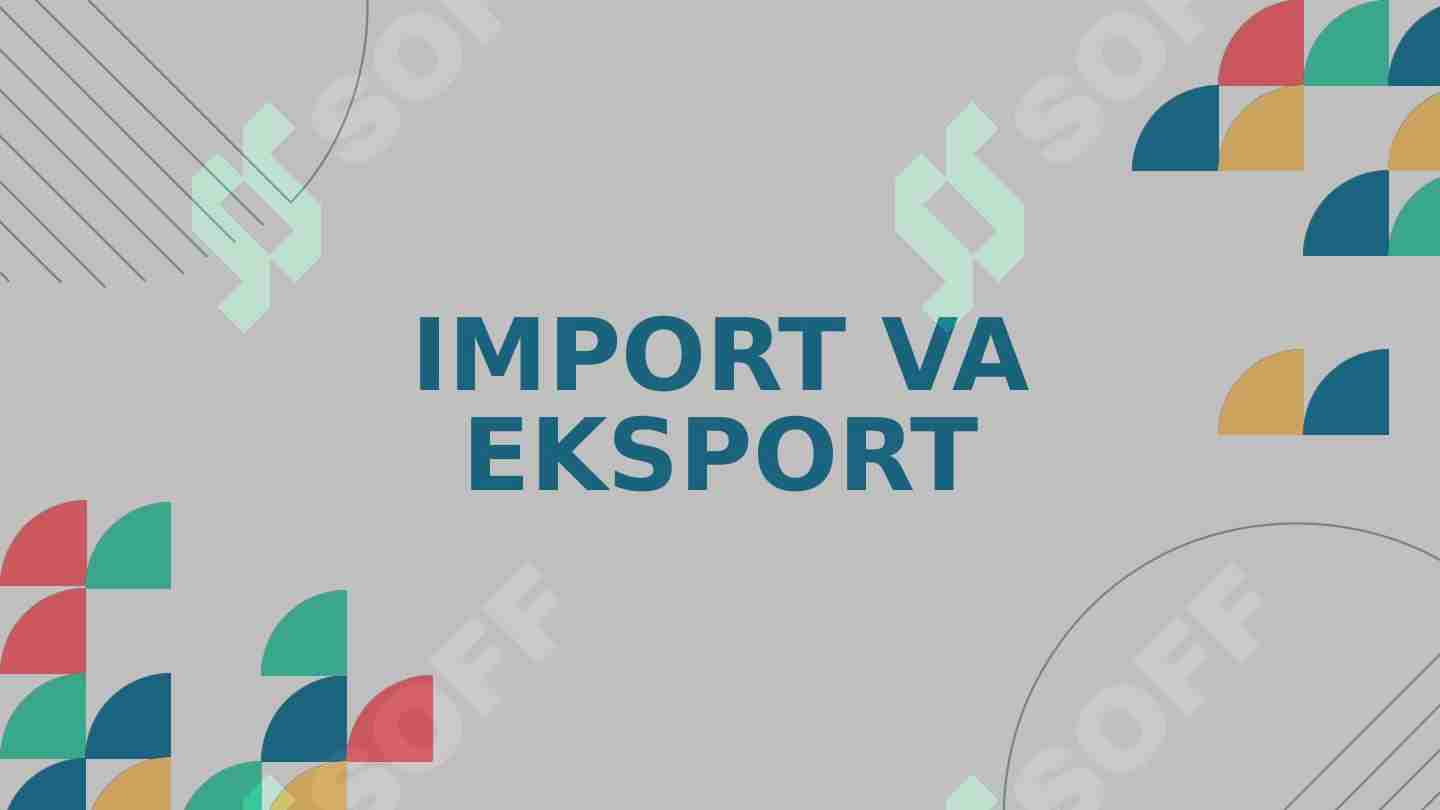 Import va eksport