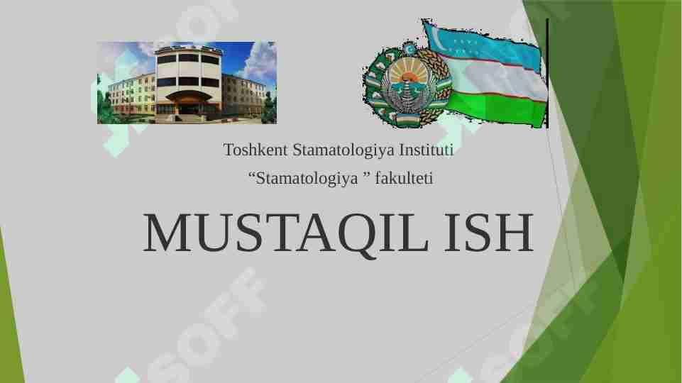 Davolovchi va Ajratuvchi tagliklar Turlari xususiyatlari