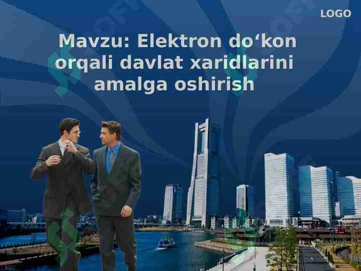 Elektron do‘kon orqali davlat xaridlarini amalga oshirish