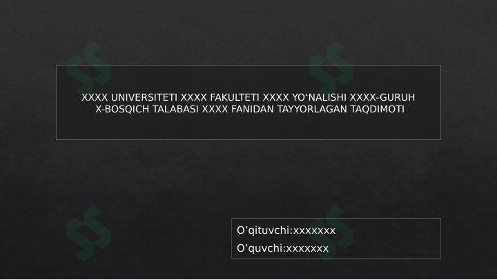 Gidro yuritmalar.Ularni asosiy xaraktenstikaiari.