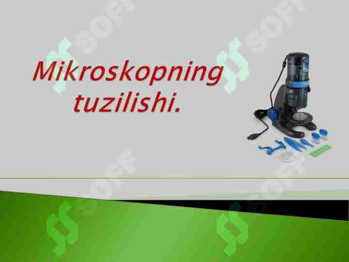 Mikroskopning tuzilishi