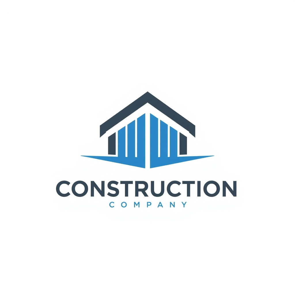 Modern Construction Company Logo