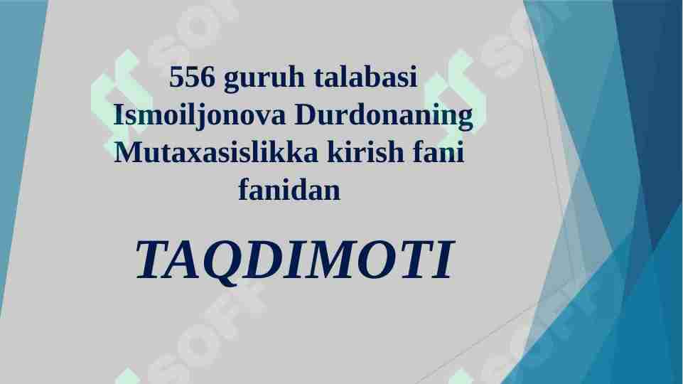 Muslihiddin Sa'diy Sheroziyning - Guliston asaridagi ustoz va shogird haqida