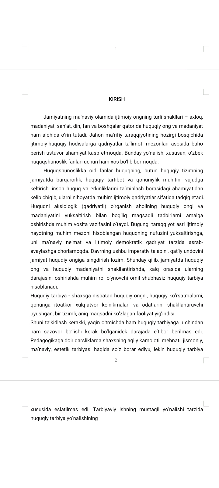 Huquqiy tarbiyaning asosiy yo’nalishlariHuquqiy tarbiyaning asosiy yo’nalishlari