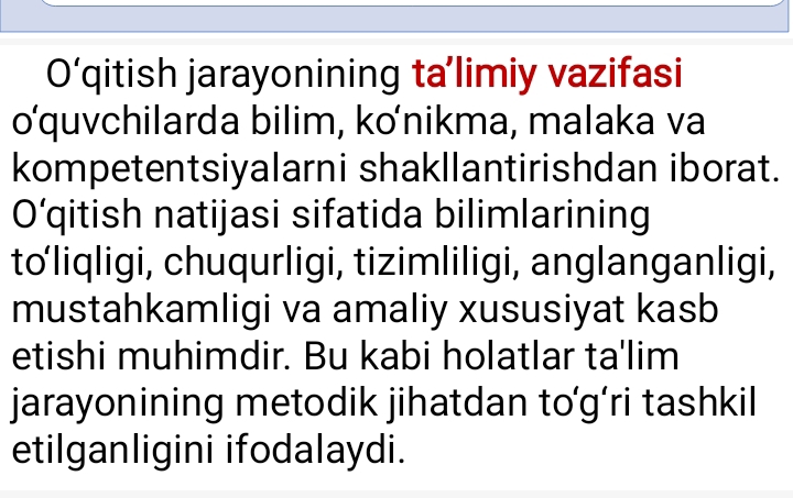 Didaktika-pedagogik talim