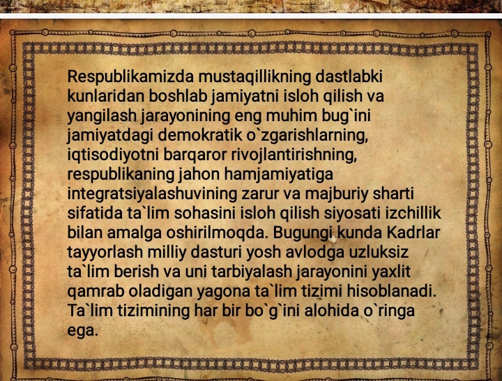 Boshlang'ich sinf darsligi va qo'shimcha qo'llanmalarning roli ,vazifalari