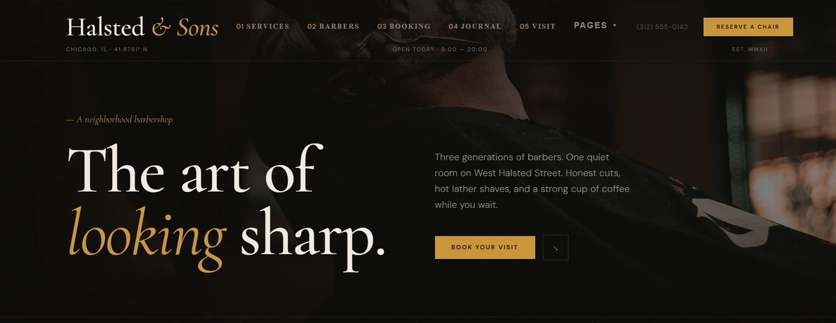 Barbershop template