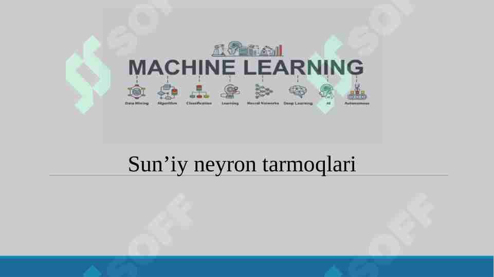 Sun’iy neyron tarmoqlari