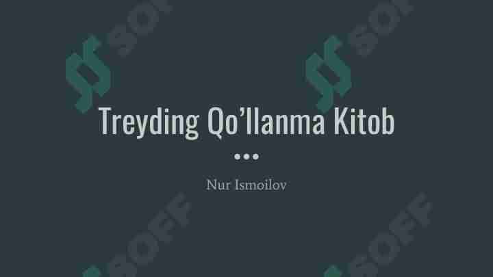 Treyding qo'llanma kitob.