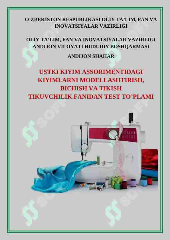 TIKUVCHILIK FANIDAN 100TA TEST