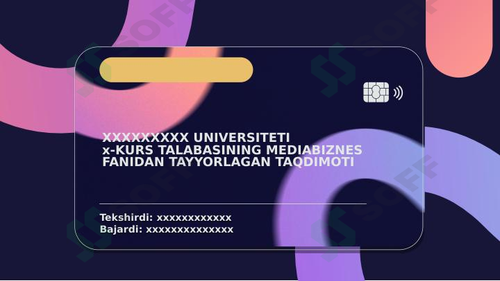 XIZMAT KO’RSATISH SOHALARIDA MEDIANING ASOSIY TAMOYILLARI VA YONDASHUVI