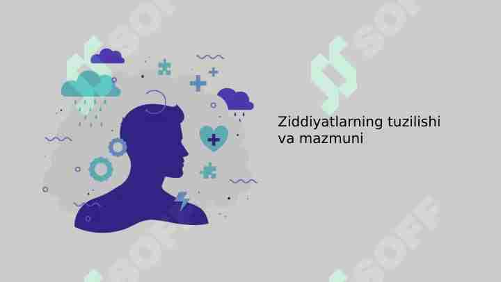 ziddiyatlarning tuzilishi va mazmuni