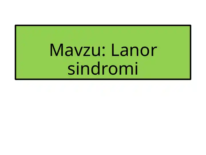 Laron sindromi